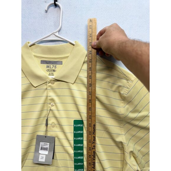 Greg Norman Signature Series Golf Polo Short Sleeve Collar Play Dry NWT Size XL - Picture 9 of 11